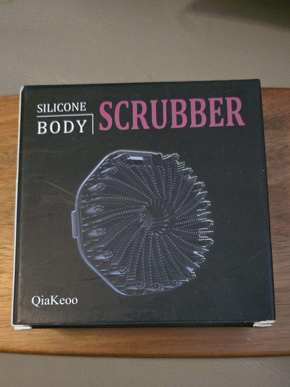Silicone Body Scrubber - Black